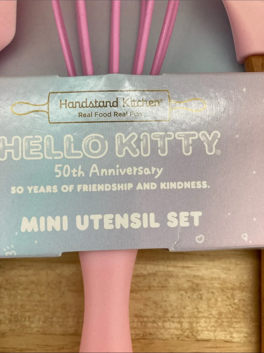 SALE! NWT Hello Kitty Mini Utensil Set - 50th Anniversary 3 pc Set